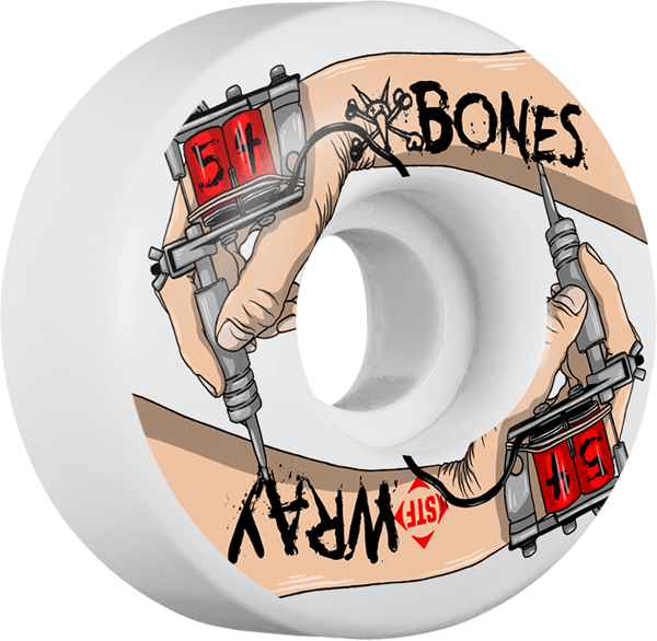 Bones Wray Stf For Life 54mm - Kółka Bones Wray For Life 54 (600x586), Png Download