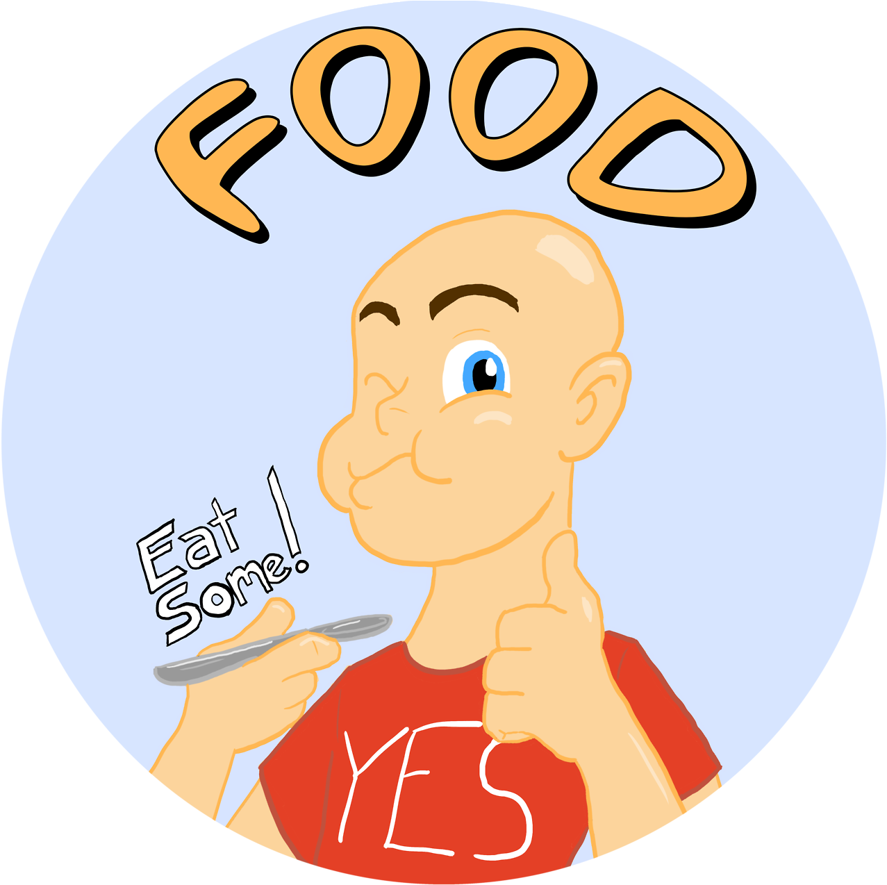 Com/product/eat Food T Shirt - Food (1280x1280), Png Download