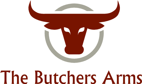 The Butchers Arms Logo - Black Ox (500x302), Png Download