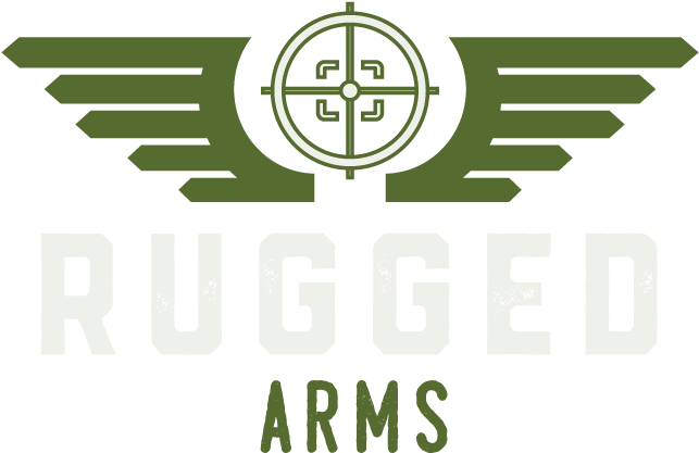 Rugged Arms Logo - Weapon (1600x500), Png Download