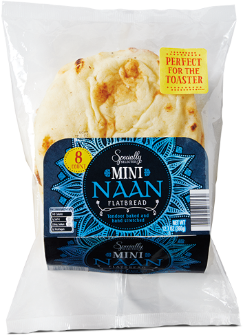 Aldi Mini Naan Bread - Mini Cooper (900x550), Png Download