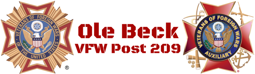 Ole Beck Vfw Post 209 Logo Red - Veterans Of Foreign Wars (1000x333), Png Download
