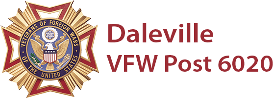 Daleville Vfw - Veterans Of Foreign Wars (613x205), Png Download