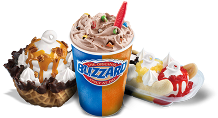 Dairy Queen Blizzard (509x244), Png Download