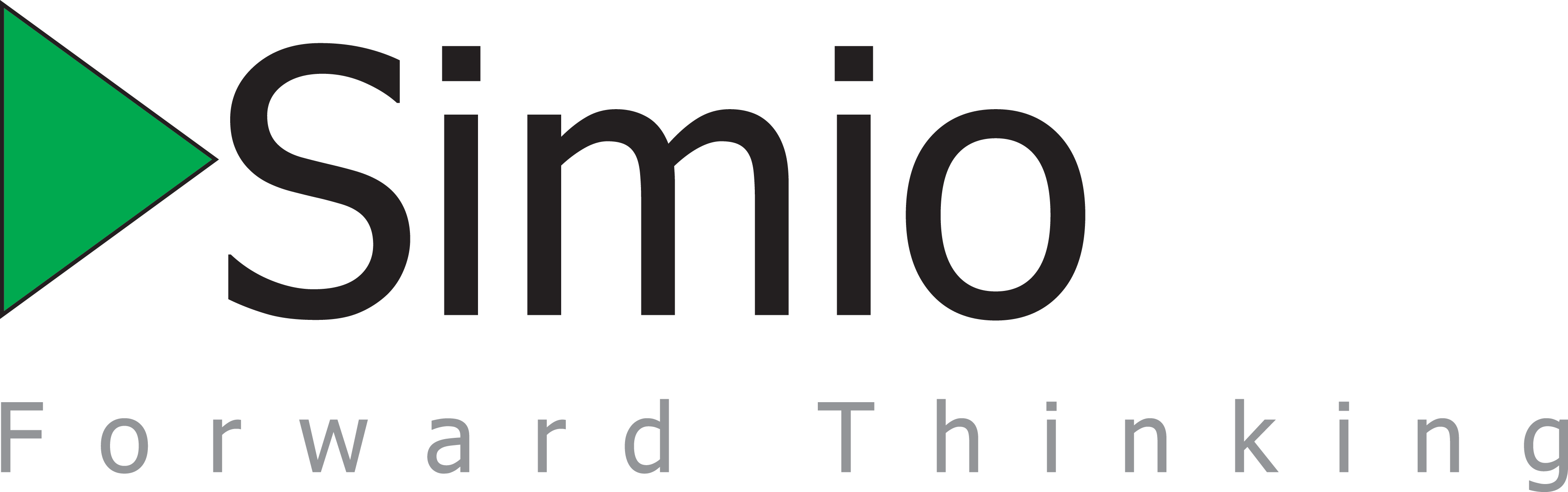 Simio Announces Compatibility With Oculus Rift 3d Headsets - Simio Llc (3733x1172), Png Download