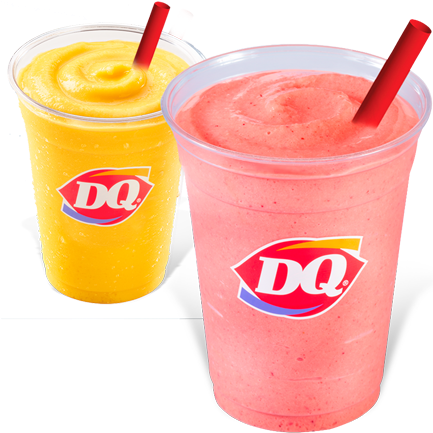 Premium Fruit Smoothies - Dairy Queen Strawberry Banana Smoothie (470x432), Png Download