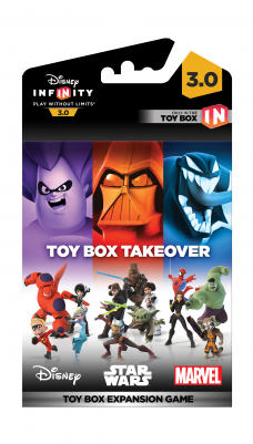 0 Edition Toy Box Takeover Expansion Game - Disney Infinity 3.0 Toy Box Takeover Expansion Piece (550x400), Png Download