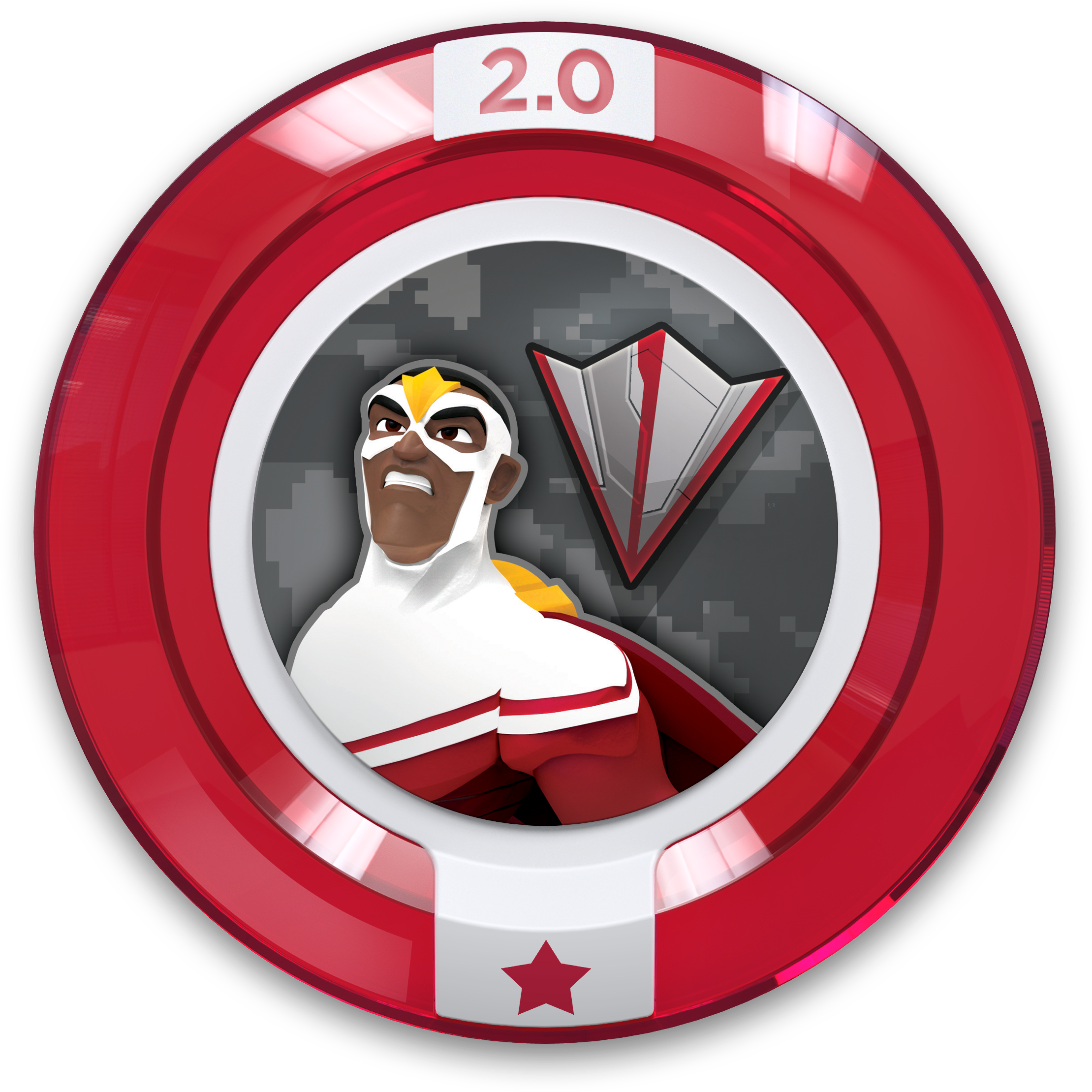 Disney Infinity 2.0 Captain Marvel Disc (2880x2880), Png Download