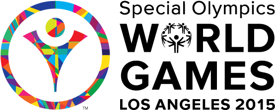 La2015 Logo Lockup Horizontal - 2015 Special Olympics World Summer Games (595x266), Png Download