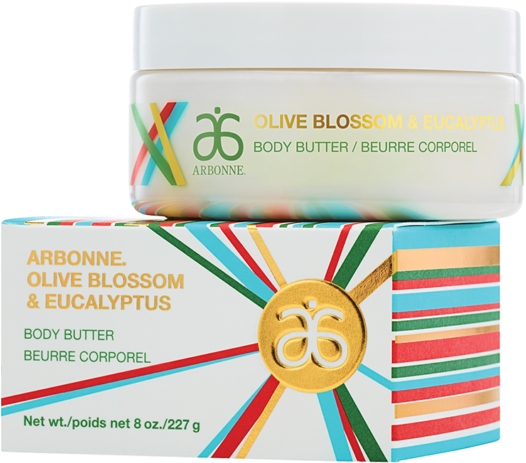Arbonne Olive Blossom Eucalyptus Body Butter - Circle (597x640), Png Download