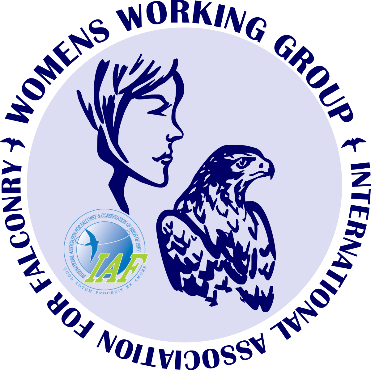 Wwg Logo - Iaf Falconry (1200x1198), Png Download