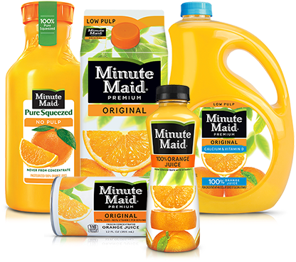 Minute Maid Vs Simply Orange - Minute Maid Premium Orange Juice Frozen Concentrate, (457x399), Png Download