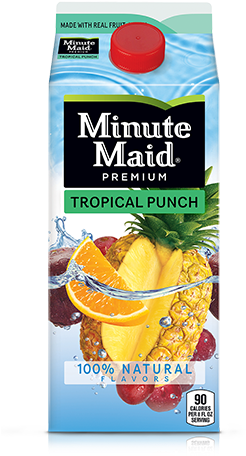 Minute Maid Fruit Juice - Minute Maid Tropical Punch (270x480), Png Download
