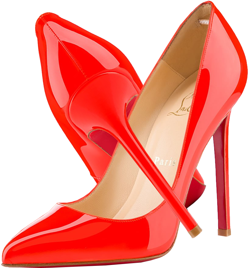 Free Png Christian Louboutin Pigalle Patent Lady Pumps - Stiletto Png (480x494), Png Download