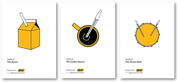 Yet It Is Not Just A Pen, It Is The Substitute For - Bic (600x316), Png Download