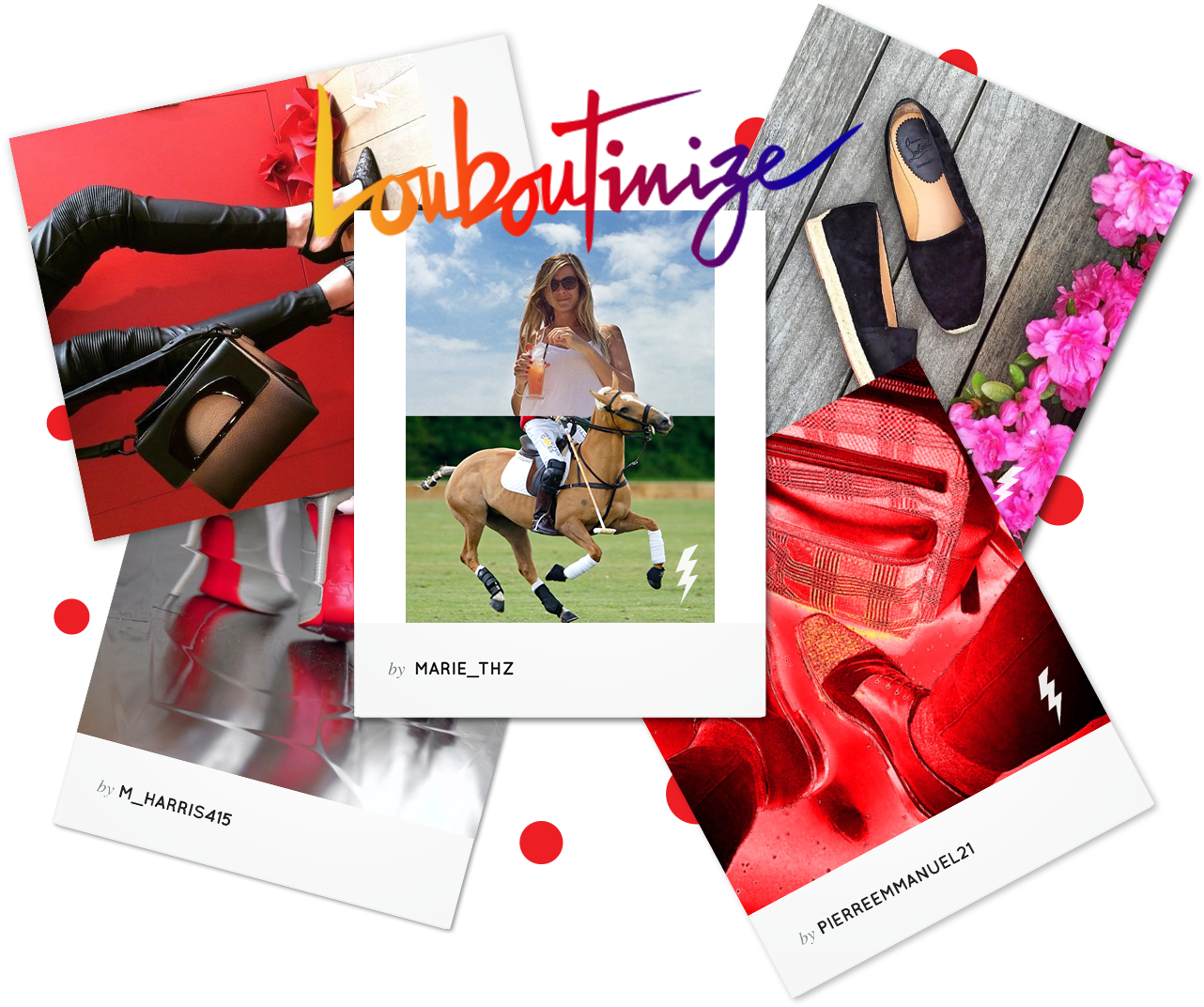 Christian Louboutin Launches New Photo App - Fashion Blog (1327x1108), Png Download