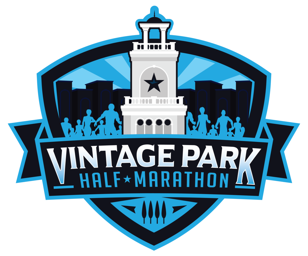 Vintage Park Half Marathon (1000x829), Png Download