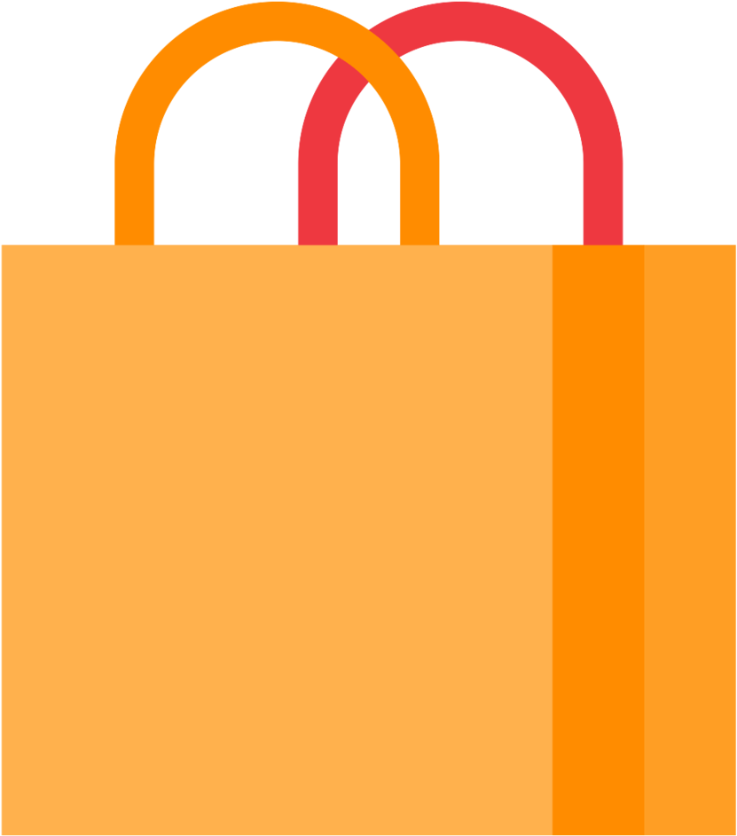 Bag Store Vector (912x1034), Png Download