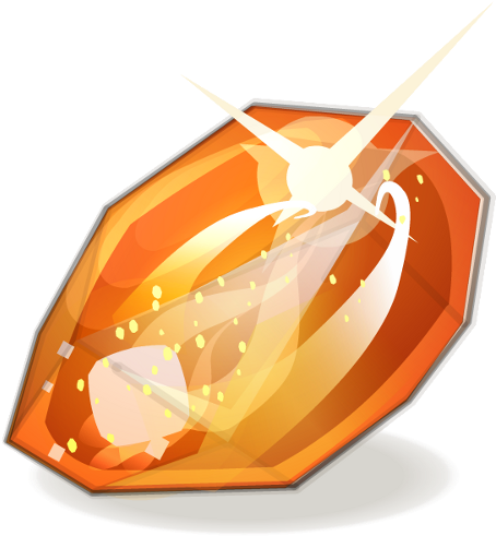 Firestone - Pokemon Eevee Fire Stone (500x500), Png Download