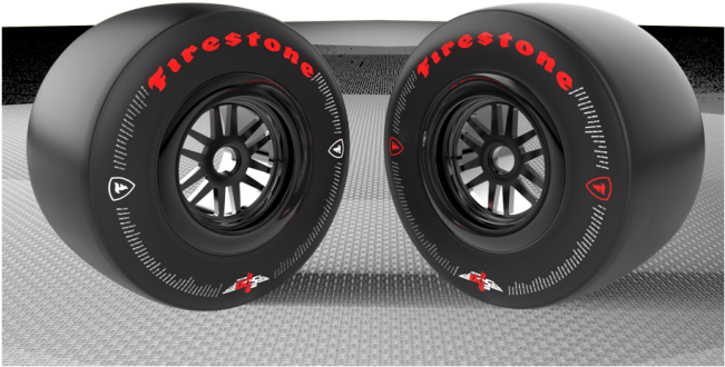 The Tire That Indianapolis 500 And Verizon Indycar - Indy Car Tire (650x368), Png Download