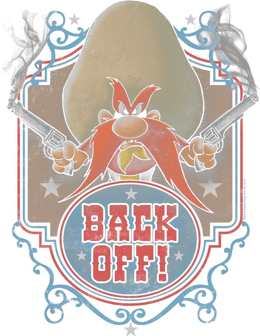 Looney Tunes Back Off Men's Ringer T-shirt - Illustration (864x1140), Png Download