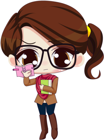 Animated Student - Glasses (480x480), Png Download