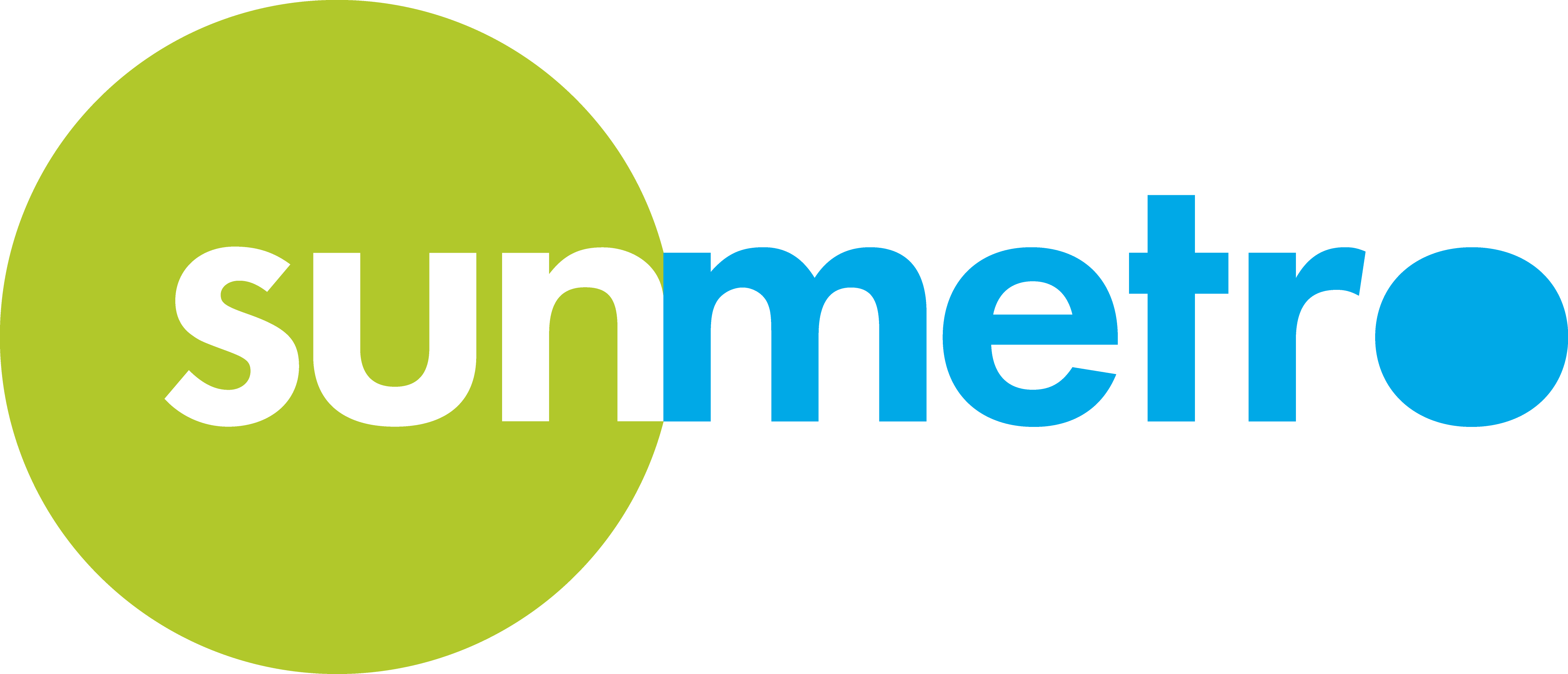 Sun Metro Logo (4472x1923), Png Download