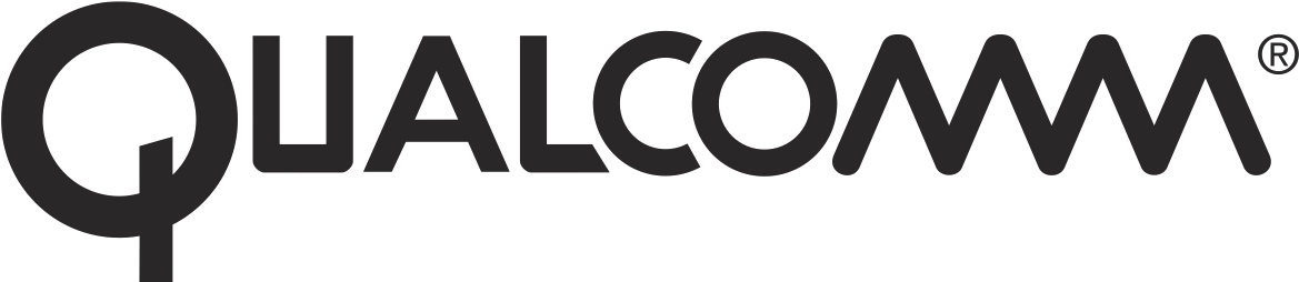 Qualcomm Logo Black (1224x342), Png Download