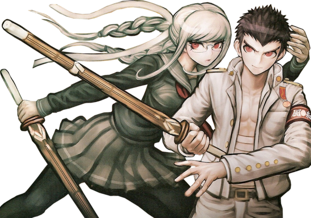 Taka And Peko Danganronpa Reload Promo Artwork Transparent - Danganronpa 1.2 Reload Promo (1280x899), Png Download