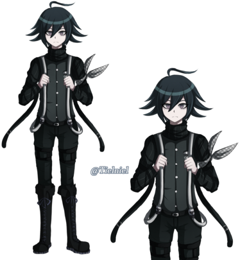 Made A Sprite For My Saiouma Fankid/fanchild, Seiji - Saihara X Ouma (500x527), Png Download