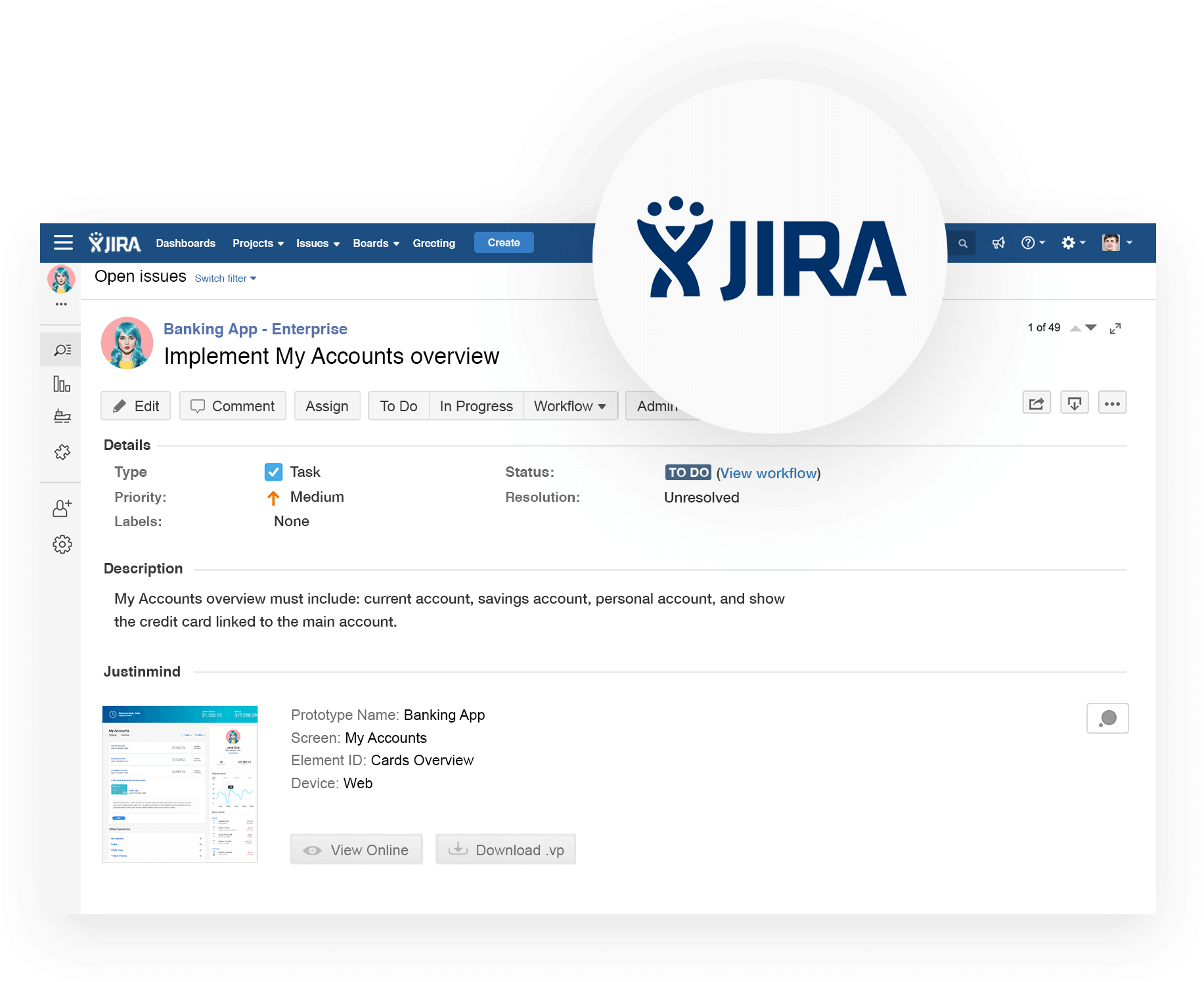 Import And Export Tasks Between Justinmind And Jira - 1 Printable Thumbs Up Hand Fans (white - Sample) (2400x1800), Png Download