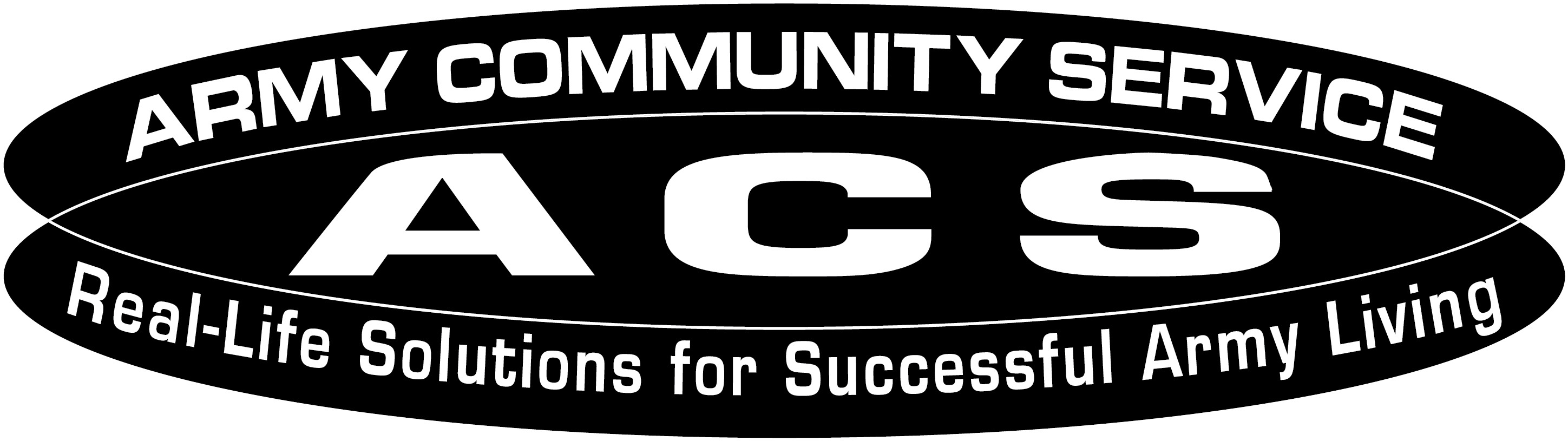 Click Here To Download Logos - Army Community Service (3950x1138), Png Download