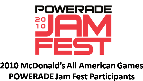 2010 Powerade Jam Fest Participants - Powerade Jam Fest 2016 (752x346), Png Download