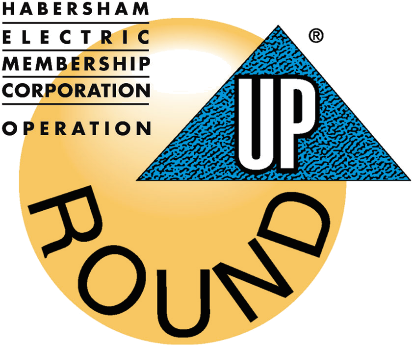 Habersham Emc Foundation, Inc - Operation Round Up Logo (1071x933), Png Download
