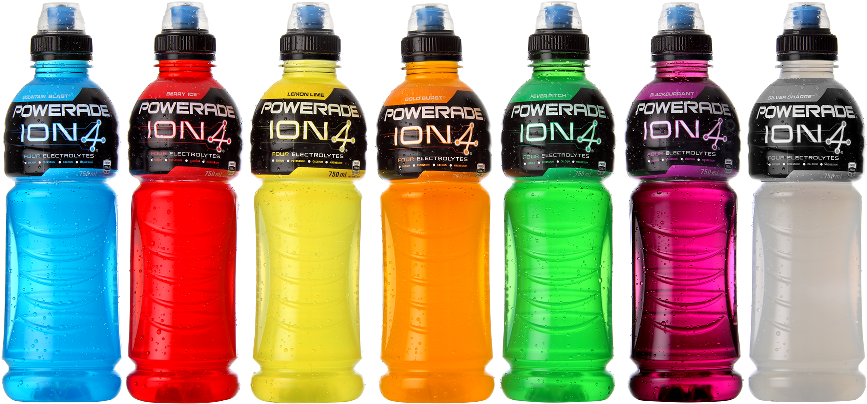 Powerade - Powerade Ion 4 Flavours (936x452), Png Download