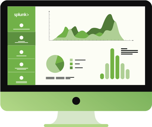 Splunk - Led-backlit Lcd Display (1070x876), Png Download