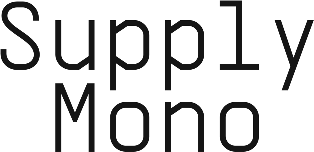Free Font Friday - Monospaced Font (1944x628), Png Download