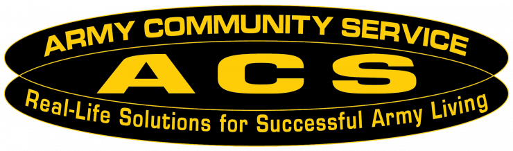 The Mission Of The Acs Center Is To Facilitate The - Army Community Service (740x218), Png Download