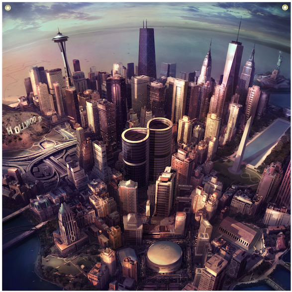Foo049a All Together Wall Flag 800x800 8ba196c1 Ec16 - Foo Fighters Sonic Highways (620x620), Png Download
