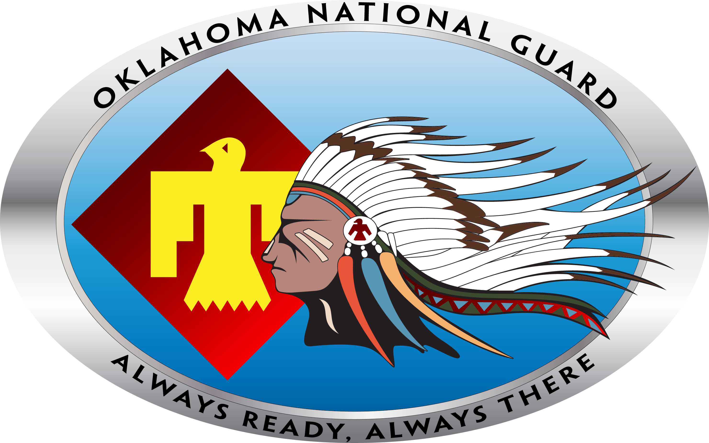 The Army National Guard Exists In All 50 States, Three - Oklahoma National Guard (2961x1853), Png Download