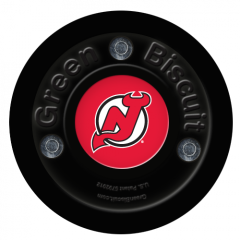 Green Biscuit New Jersey Devils Stickhandling Training - New Jersey Devils (480x480), Png Download