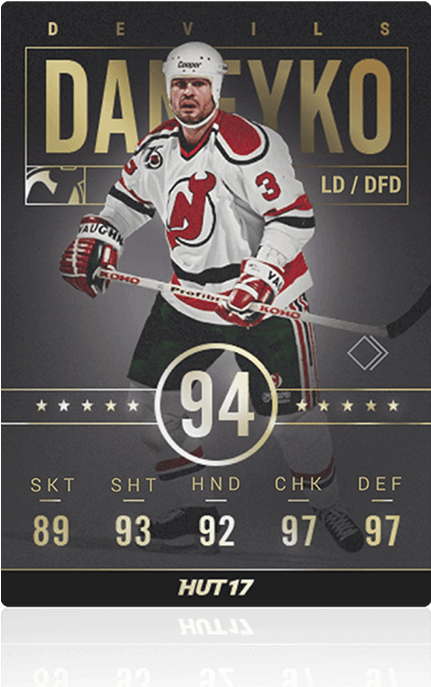 Hockey Ultimate Team Hero - Autographed Daneyko Photo - 8x10 Coa (768x768), Png Download