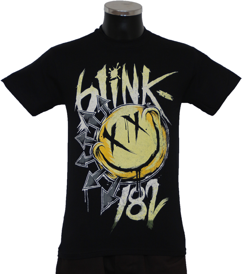 Blink182 'big Smile' T-shirt - Blink 182 (1000x1000), Png Download