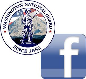 Washington National Guard Social Media Sites - Washington National Guard Logo (351x363), Png Download