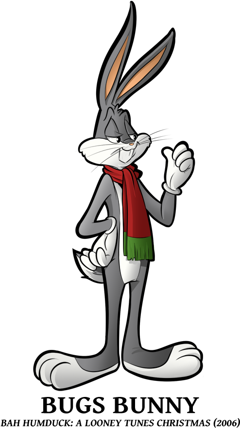 Bugs Bunny And Cars - Bah Humduck A Looney Tunes Christmas Bugs Bunny (552x900), Png Download