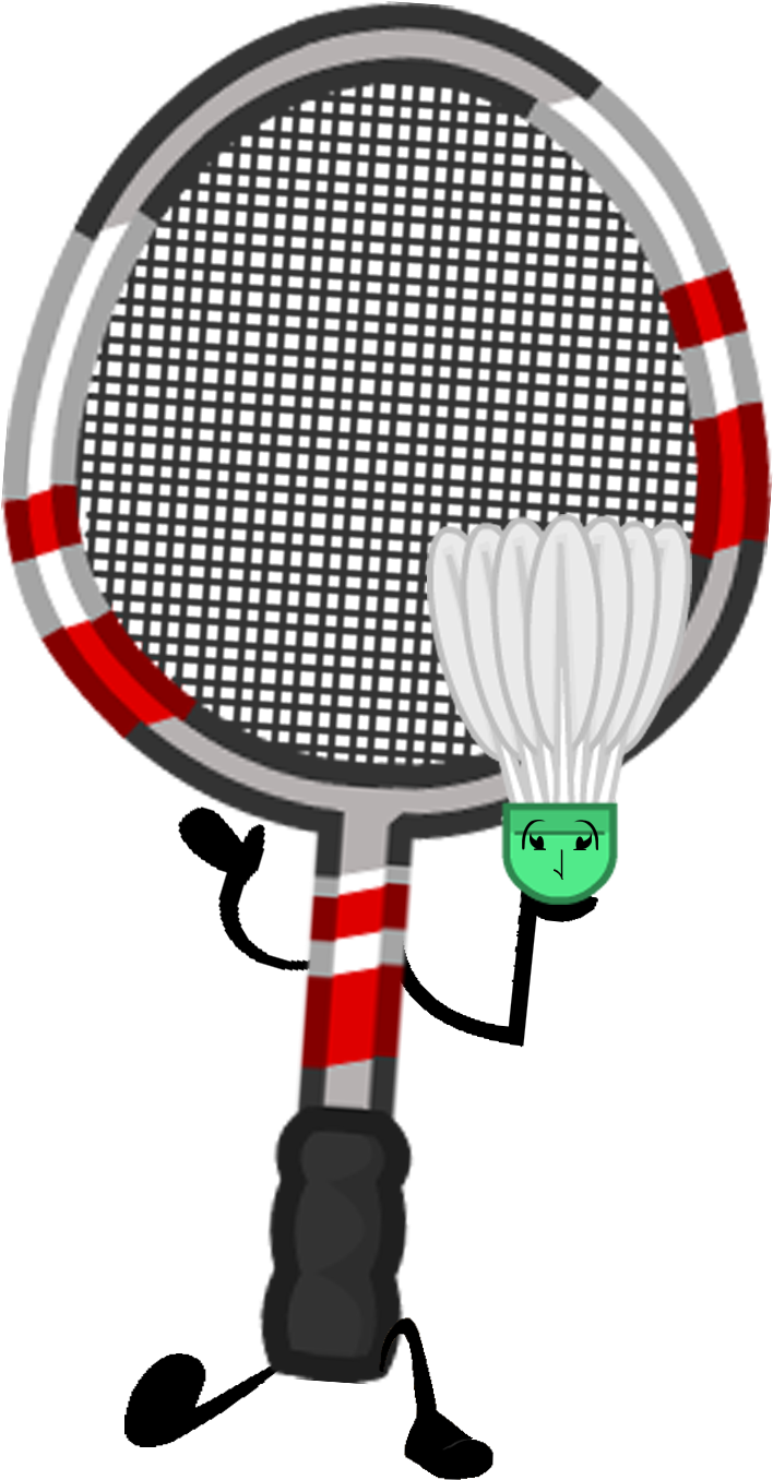 Badminton Fan-made Pose - Badminton (1000x1781), Png Download