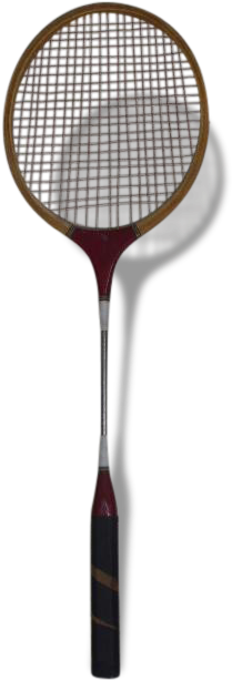Badminton Racket In Wood And Metal, Csi, Vintage - Racket (480x640), Png Download