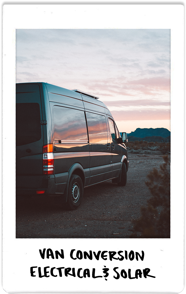 Van Conversion Electrical Solar - Compact Van (727x1097), Png Download