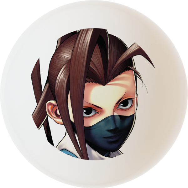Street Fighter V X Sanwa Denshi Character Balltop Arcade - Cartoon (600x600), Png Download