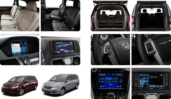44 Am 16806 2014 Odyssey Touring Minivan 8/1/2014 - Toyota Innova (595x345), Png Download